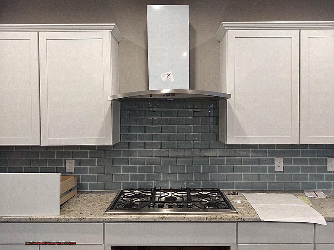 Where To Stop Backsplash Behind Stove? Grace Built Home Improvement