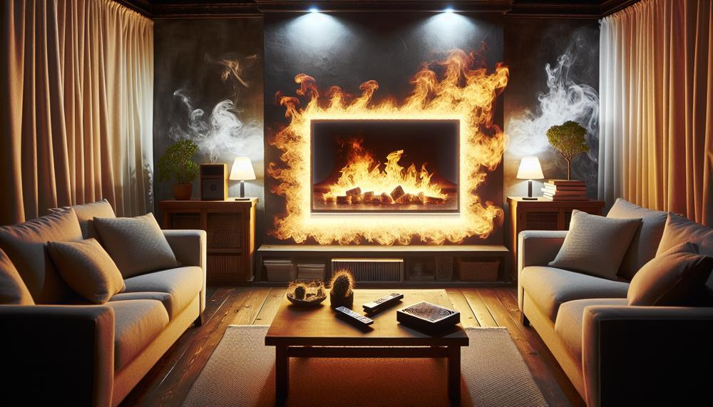 How To Protect Tv From Fireplace Heat-2