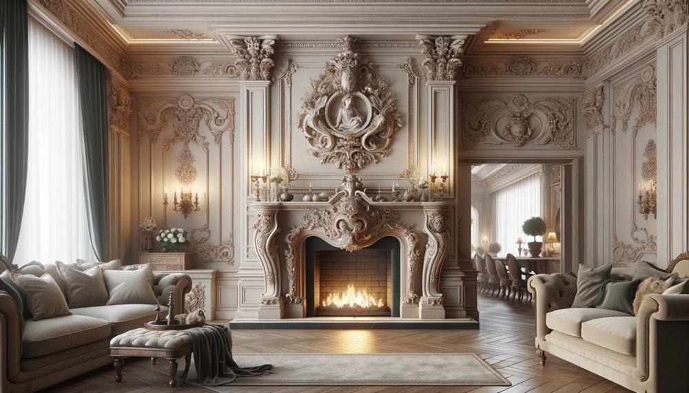 How Far Should A Fireplace Mantle Stick Out-2